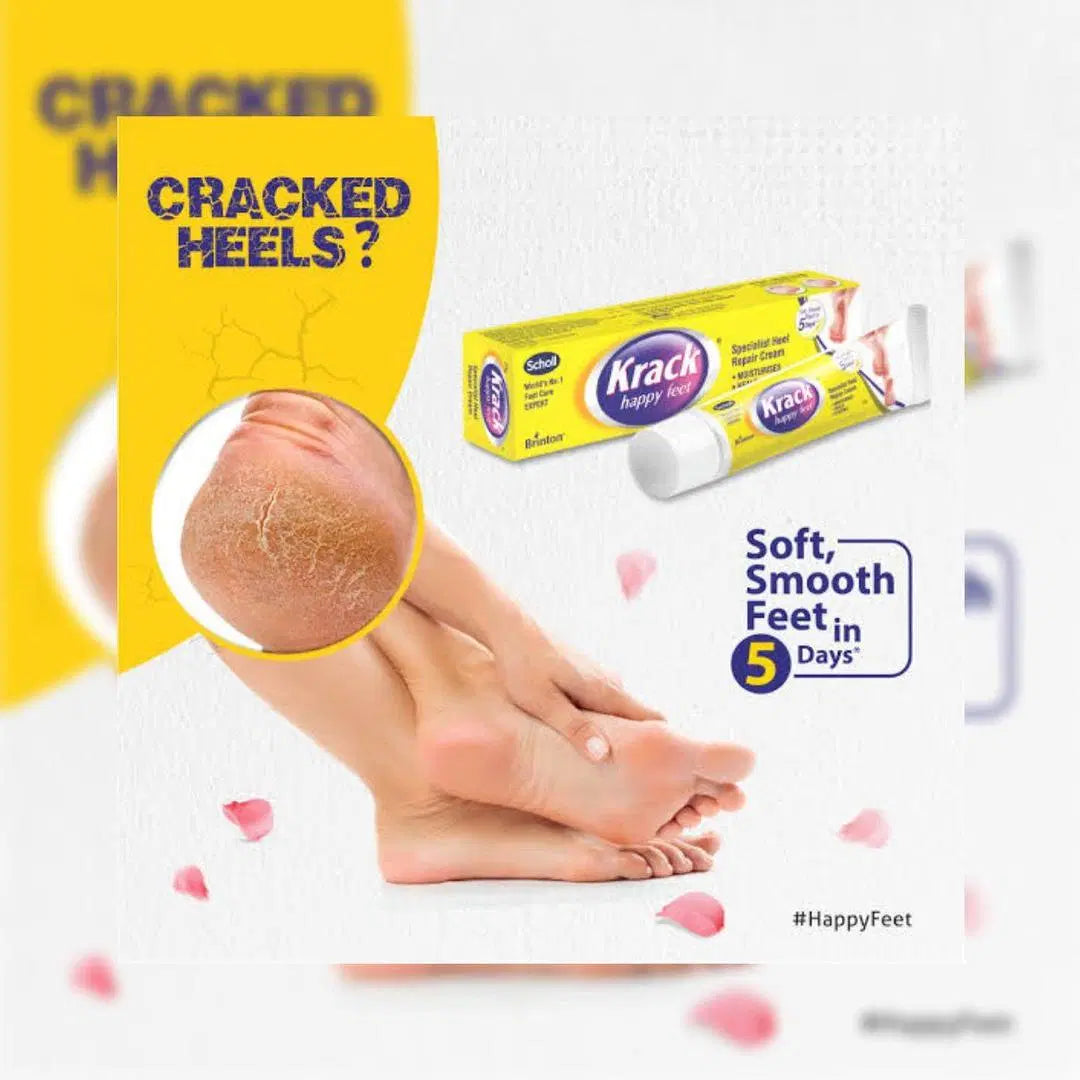 Krack Cream - Deep Healing & Repair For Dry skin & Crack Heals