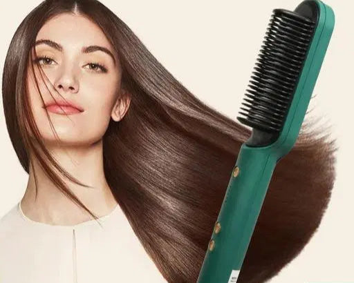 Heat Control Straightener Brush